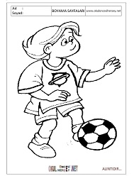 Futbol boyama sayfaları